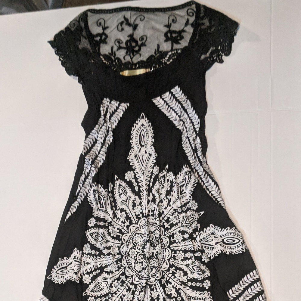 Beautiful Lace Cap Sun Dress - ONE SIZE